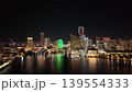 無人機拍攝的橫濱港未來夜景空拍畫面。 139554333