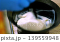 mixing hair dye close-up 139559948