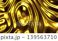 Golden Liquid Metal Loop Background 139563710