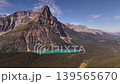 Majestic mountain peaks, glaciers, turquoise lakes along the scenic Icefields Parkway between Banff and Jasper National Parks, Alberta, Canada. Road trip in Canada. Rocky mountains. 4k footage 139565670