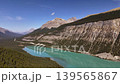 Majestic mountain peaks, glaciers, turquoise lakes along the scenic Icefields Parkway between Banff and Jasper National Parks, Alberta, Canada. Road trip in Canada. Typical High quality 4k footage 139565867