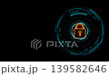 Vibrant digital lock icon on a dark, high-tech background, symbolizing cybersecurity, safety, and digital protection. Ideal for tech-related projects or concepts. 139582646