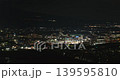 長野県上田市の市街地 夜景 右パン撮影 139595810