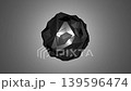 Abstract monochrome 3D metallic geometric pattern loop motion graphics background 139596474