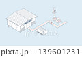 Isometric Warehouse Automation System and Autonomous Robot AGV Transportation operation service. 4k animation 139601231