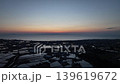 Toyama Bay as seen from the hills of Uozu City at dusk. 139619672