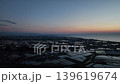 Toyama Bay as seen from the hills of Uozu City at dusk. 139619674
