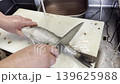 料理人の手元 仕込み作業 和食料理 139625988