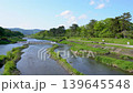 新緑が美しい京都・鴨川の風景 青空広がる初夏のリラックス空間 139645548