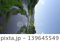 新緑が美しい京都・鴨川の風景 青空広がる初夏のリラックス空間 139645549