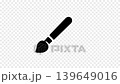Paintbrush or brush, painting and drawing, graphic animation. Alpha channel. Transparent background motion design. 4K resolution 139649016