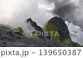 Sulfur fumaroles and chloride crusts on the crater rim, geothermal activity on the slopes of Vulcano Islands, Italy.  139650387