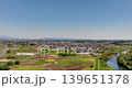 空撮 - 栃木県壬生町の市街地風景 上昇 139651378