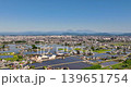 空撮 - 栃木県宇都宮市の市街地風景 左ドリー撮影 139651754
