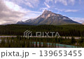 Majestic mountain peaks, glaciers, turquoise lakes along the scenic Icefields Parkway between Banff and Jasper National Parks, Alberta, Canada. Road trip in Canada. Rocky mountains. 4k footage 139653455