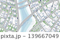 Isometric Animated City Map with Moving Vehicles Crossing Bridges Over Waterways 139667049