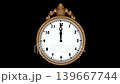 Antique clock, clockwise animation 139667744