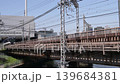 Keihan Railway's 3000 series rapid express "Rakuraku" is running. 139684381