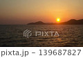 道の駅 上天草さんぱーる周辺から望む夕日　タイムラプス 139687827