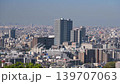 A panoramic view of Takatsuki city in Osaka Prefecture from a mountain. 139707063