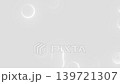 Minimalist abstract white liquid blobs and glowing animation on white background. 139721307
