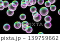 Looping, sparkling soap bubble video footage (black background) Looping, sparkling soap bubble video footage (black background) 139759662
