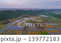 Beautiful aerial view of rice paddies 139772183