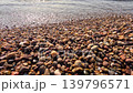 Lonely beach with calming sea surf 139796571