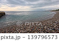 Peaceful empty coastline with ocean waves 139796573