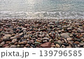 Deserted beach with beautiful sea waves 139796585