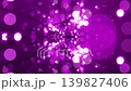 旋轉和流動的粒子/粒子，紫色，閃閃發光，光，旋轉，圖像，效果。 139827406