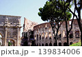 Ruins of Rome, Italy: Arch of Constantine and the Colosseum 139834006