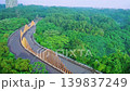 bridge, aerial view, highway 139837249