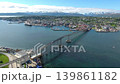 Tromso, Norway aerial footage. Tromso is considered the northernmost city in the world with a population above 50000. 139861182