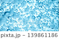 Abstract blue water bubbles background with floating air spheres. 139861186