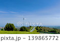 Wind Turbines Along Rolling Green Hills 139865772