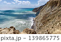 Turquoise Sea Along Rugged Coastal Cliffs 139865775