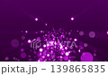 旋轉和流動的粒子/粒子，紫色，閃閃發光，光，旋轉，圖像，效果。 139865835