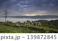 A cloudy of foggy landscape view on top view of mountain located at  thailand  139872845
