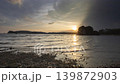 Sea landscape view of stunning colorful sky at tropicana country 139872903
