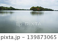 Lake view with tree under cloudy sky located at Bangkok Thailand   139873065