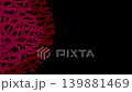 Texture animation with crimson veins on a black background.  139881469