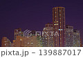 Timelapse: turkish residential buildings with fast blinking windows at night 139887017