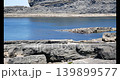 Rocks and cliffs and ocean, 4K video footage background 139899577