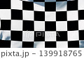 Checkered Flag, Waving black and white racing flag loop, background for automotive marketing campaign, brand awareness, motorsport competition event and formula sports championship documentary. 139918765