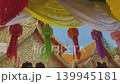 asia travel concept with lantern and decorate in north temple thailand  139945181