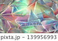 Abstract pastel translucent crystal texture with soft iridescent faceted geometric pattern 139956993