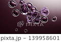 Several glass spheres are floating and swaying. 139958601