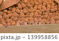 Fresh walnuts in shell at local market 139958856