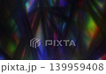 Abstract dark iridescent prism texture background with chromatic crystal folds, neon reflections and glossy multicolor light motion 139959408